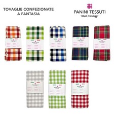Tovaglia Confezionata Misto Cotone Scozzese quadretti rettangolare