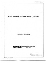 Nikon AF-I Nikkor 600mm f4D IF