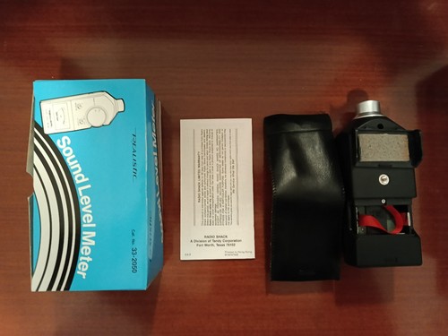 Realistic sound level meter - sound,