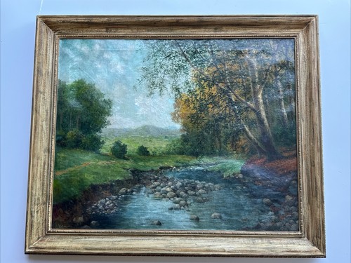 Antico dipinto paesaggio