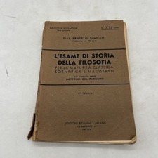 L'ESAME DI STORIA DELLA FILOSOFIA - BIGNAMI 1941