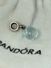 1 PANDORA blue Murano Glass
