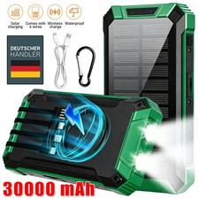 Solar Power Bank 30000mAh USB