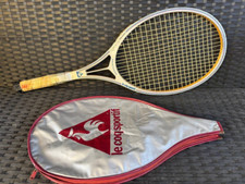 LE COQ SPORTIF CONCEPT 3 OVERSIZE YANNICK NOAH AUTOGRAPH -RACCHETTA TENNIS LEGNO