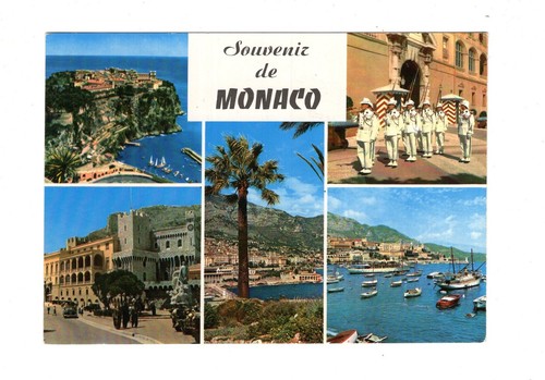 Cartolina souvenir monaco - cartolina,