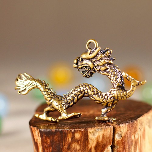 Drago bronzo ornamento - in,