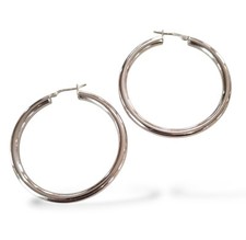 Women 925 Silver Glossy Smooth