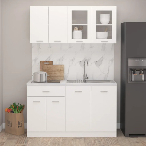 Set mobile cucina - , bianco