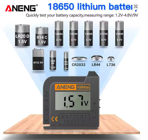 Tester digitale per batterie - per,