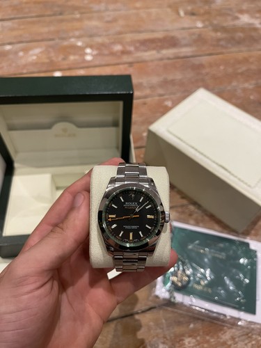 Rolex milgauss 116400gv - rolex, con