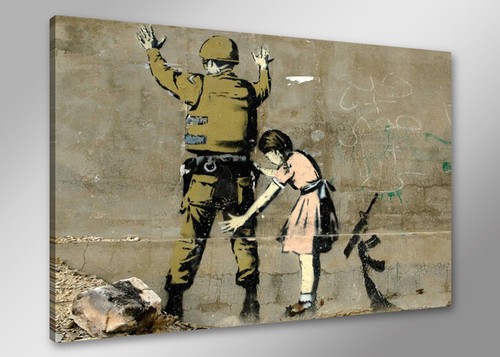 Quadro tela 80x60 - , banksy