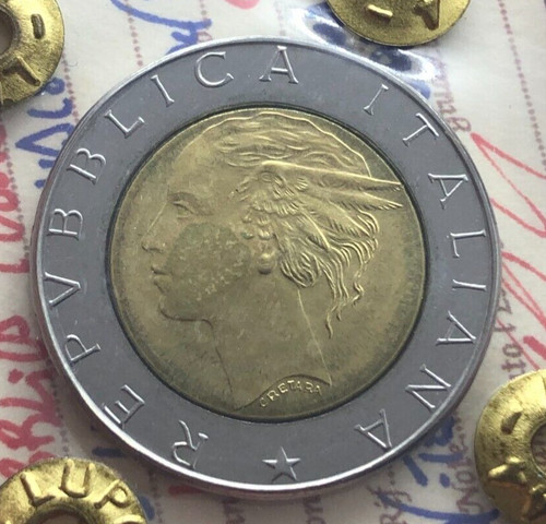 500 lire 1987 testa media - lire,