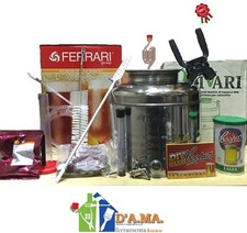KIT FERMENTAZIONE BIRRA CON FUSTO 30 LT ACCIAIO INOX ACCESSORI COMPLETO + MALTO