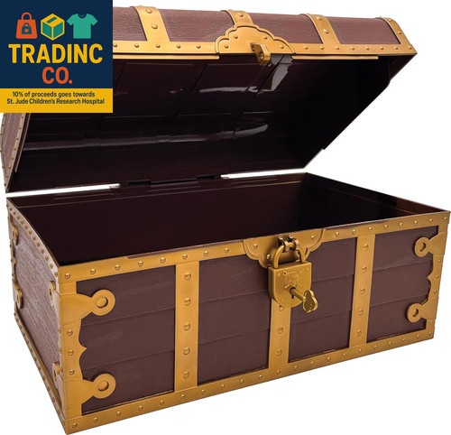 Treasure chest with - treasure,