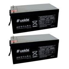 2PC Wedia 12V 200Ah Sealed