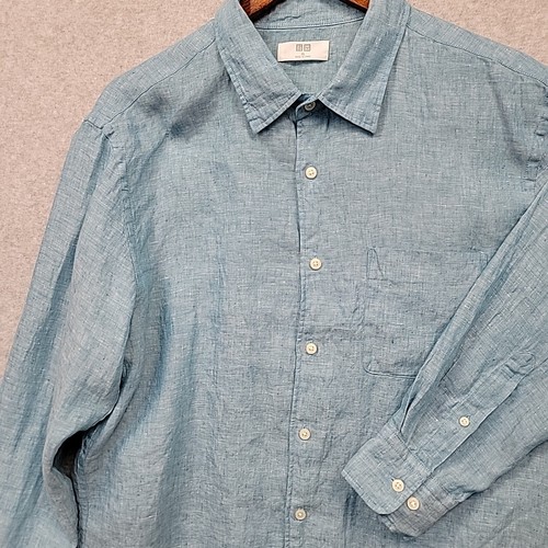 Uniqlo camicia uomo - camicia, blu