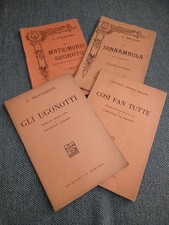 Lotto 4 Libretti d’Opera