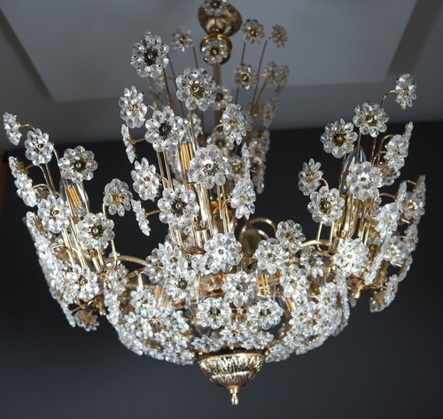 Delicato lampadario fiore sole