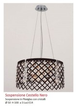 LAMPADARIO IN PLEXIGLAS FORMA