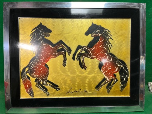Quadro dipinto sage vernis - quadro,