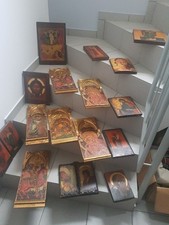 cornice antica legno