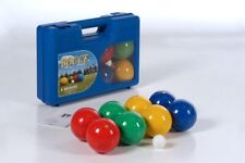 Gioco bocce in agglomerato di legno diametro mm. 100 in valigia di plastica