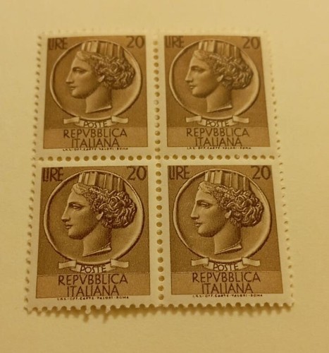 Francobolli italia 1955 - italia,