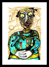 ENRICO BAJ - SERIGRAFIA 