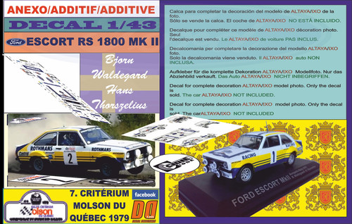 Anexo decal ford escort - decal,