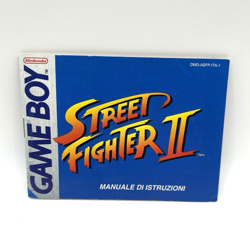 Manuale street fighter game - manuale,