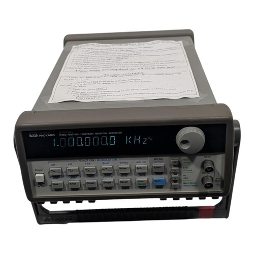 Generatore funzioni hewlett - generatore,