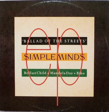 Simple Minds - Ballad Of The Streets, Vinyl, 12" 45 RPM EP, SMXT 3, 1989 - Italy