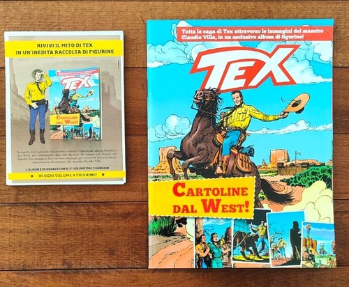Tex cartoline dal west album - tex,