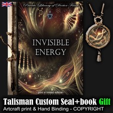 Antique Book Occult Magic Energy Manuscript Spiritual Grimoire Magick Occultism