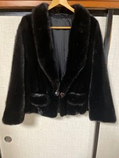 Giacca visone nera