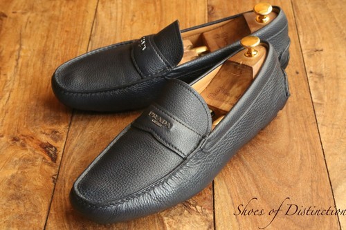 Scarpe prada pelle blu - pelle,