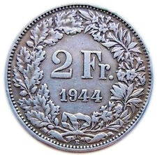 Svizzera 2 Franchi Helvetia Argento 835 10 grammi UNA MONETA VARI ANNI