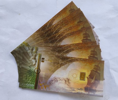 Banconote oro cashgold - 10,