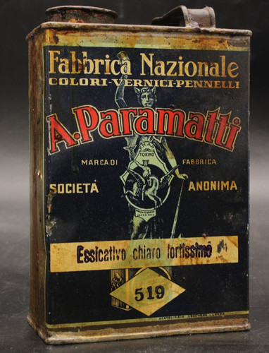 Antica rara scatola latta - rara,