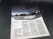 DEPLIANT AUTO VINTAGE BMW MODELLI AUTO 1981 320 520 633 732 