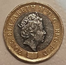 MONETA RARA One Pound STERLINA