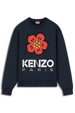 Felpa Kenzo blu BOKE FLOWER