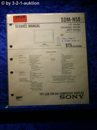 Manuale servizio sony sdm - manuale,