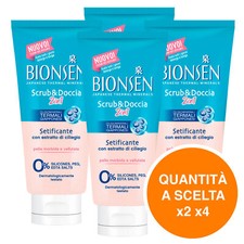 Bionsen Scrub e Doccia 2in1 Gel Setificante con Estratto di Ciliegio 300ml