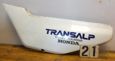 [21] FIANCHETTO LATERALE BIANCO PER MOTO HONDA TRANSALP 600 RALLY TOURING