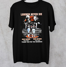 T-shirt nera firmata Dick Butkus unisex MANICA CORTA tutte le taglie S-5Xl JJ5135