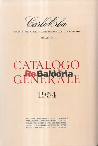 Carlo erba catalogo generale - carlo,