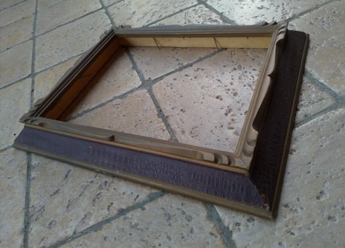 Cornice foto vintage - foto, legno