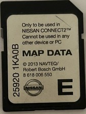 ORIGINALE NISSAN CONNECT2 MAPPA DATI SD CARD 25920 1KAOB