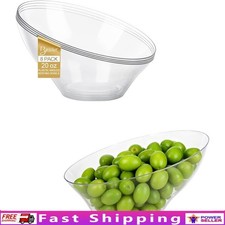 Durable Clear Plastic Serving